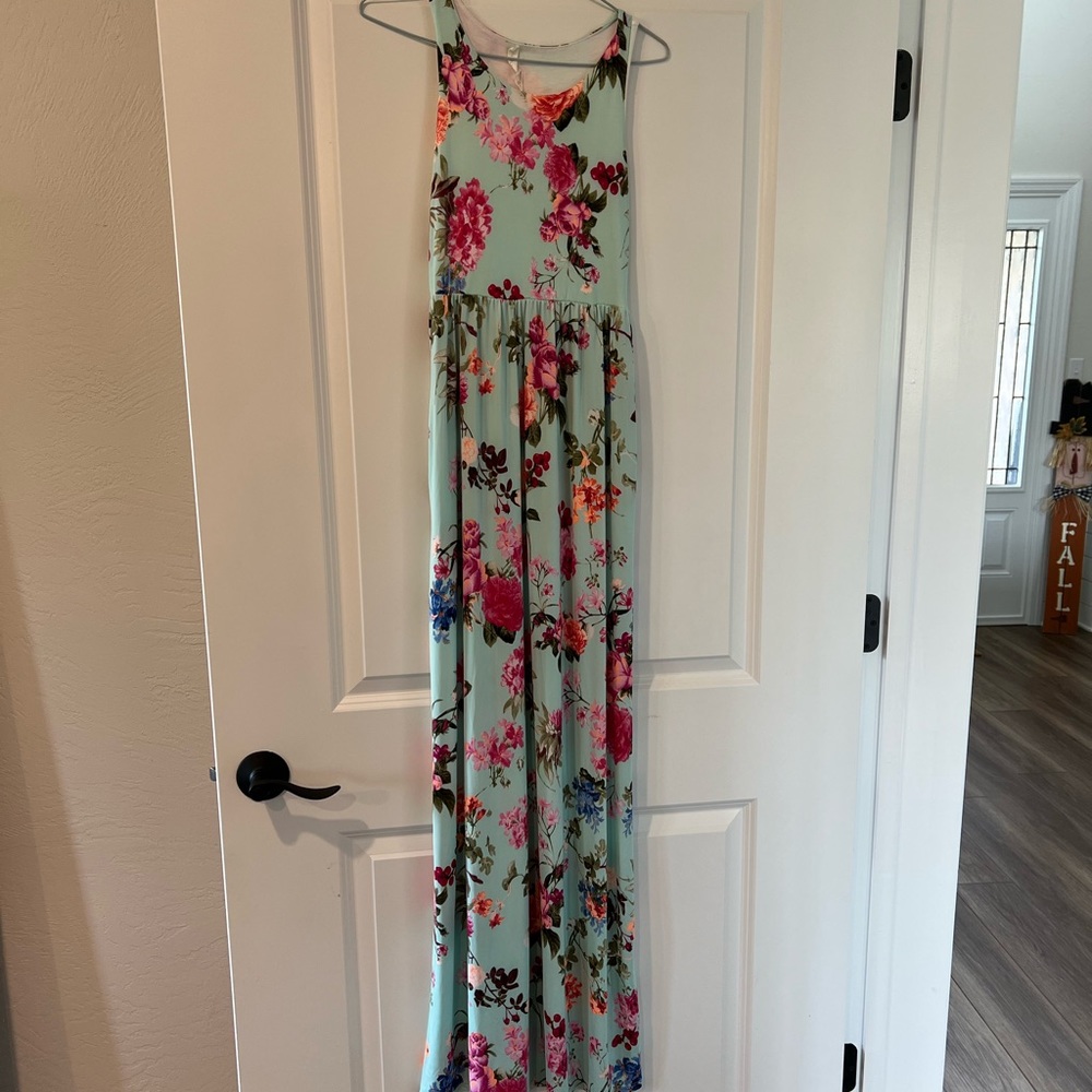 Pink blush maxi
